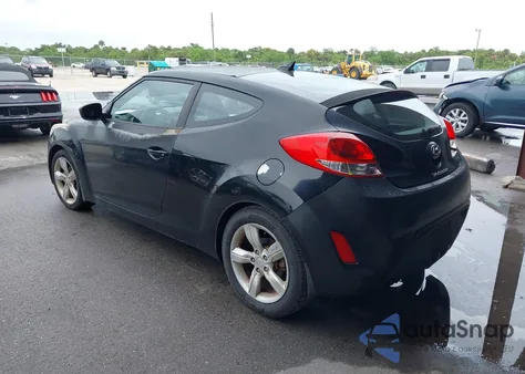 2013 Hyundai Veloster Base W/Gray from USA, damaged, VIN KMHTC6AD3DU087749